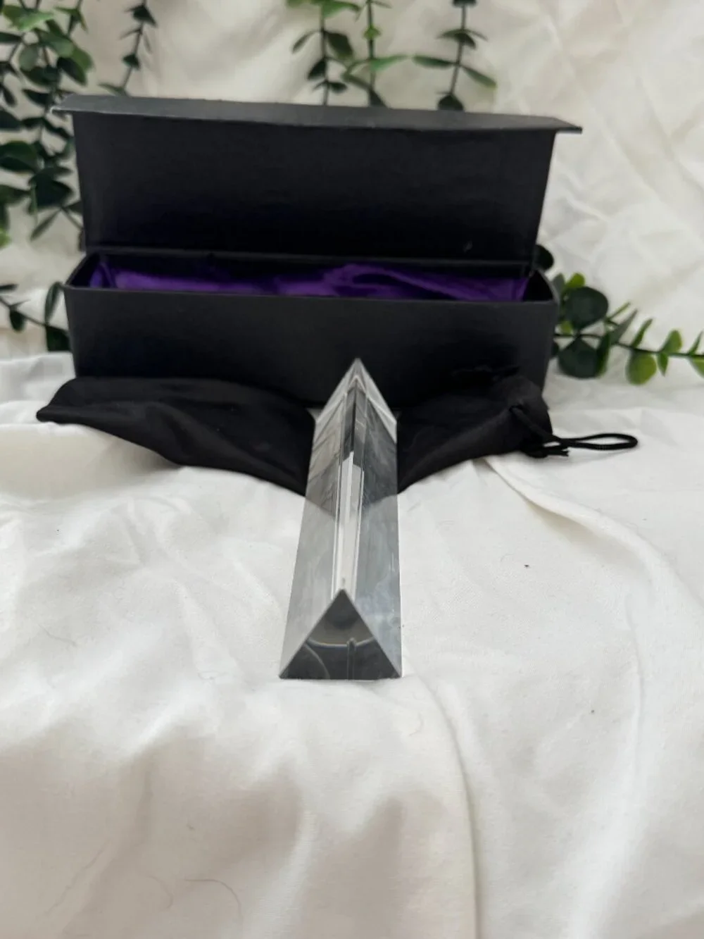 Photo Bender Triangular Optical Glass Prism for Photography (with Box & Pouch)